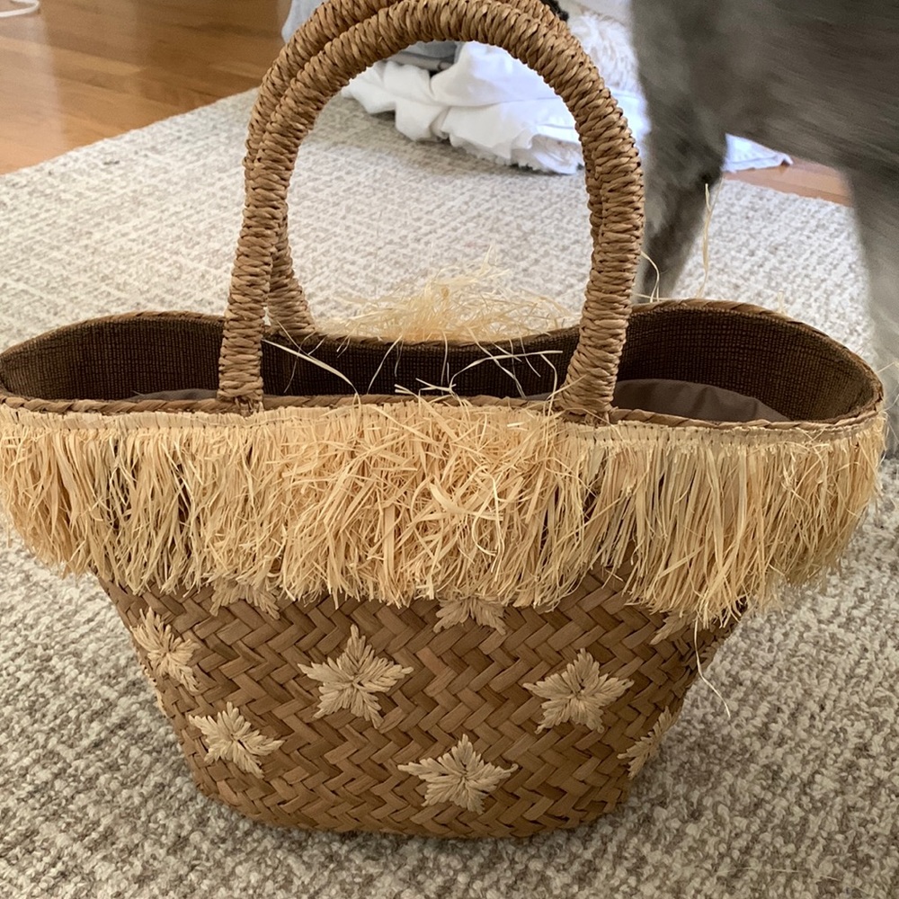 Kayu straw bag with star